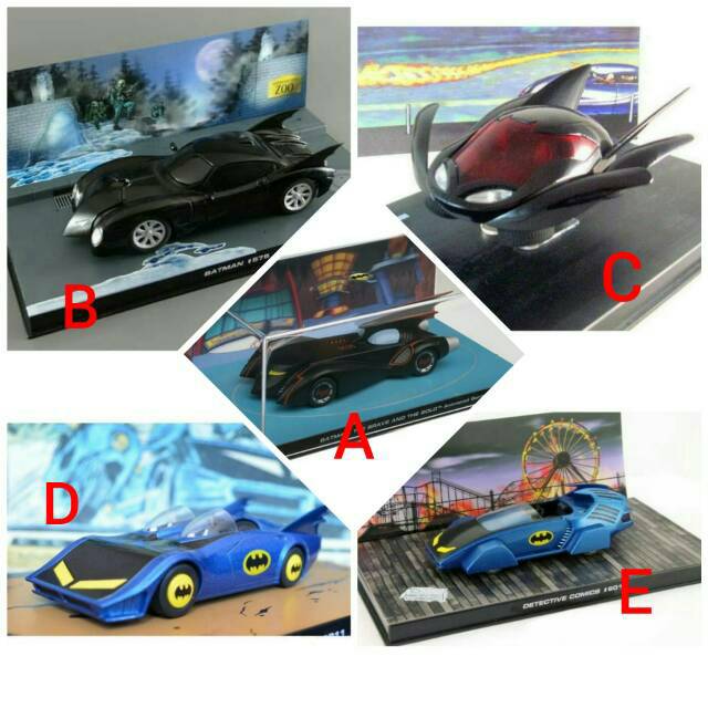 Batmobile batman comic figure diecast automobilia eaglemoss