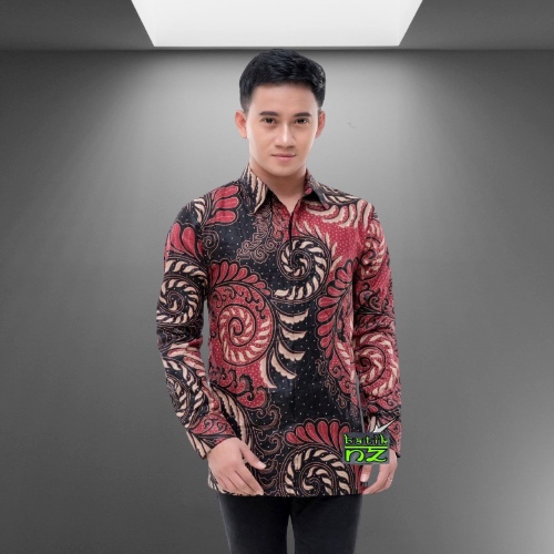 KEMEJA BATIK PRIA TERMURAH LENGAN PANJANG LAKI LAKI DEWASA REMAJA  ABG M L XL XXL SERAGAM KANTOR KONDANGAN FORMAL &amp; KASUAL