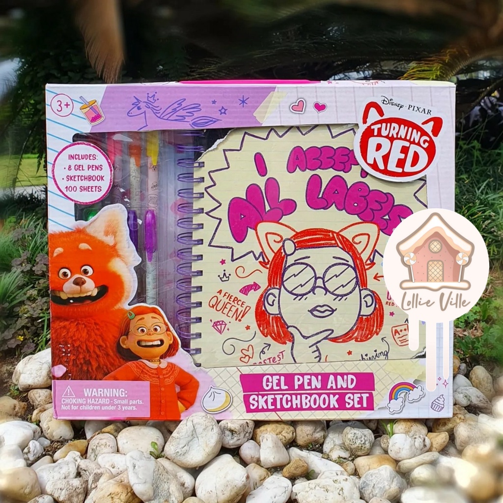 

Disney Pixar Turning Red Sketchbook and Gel Pen Set