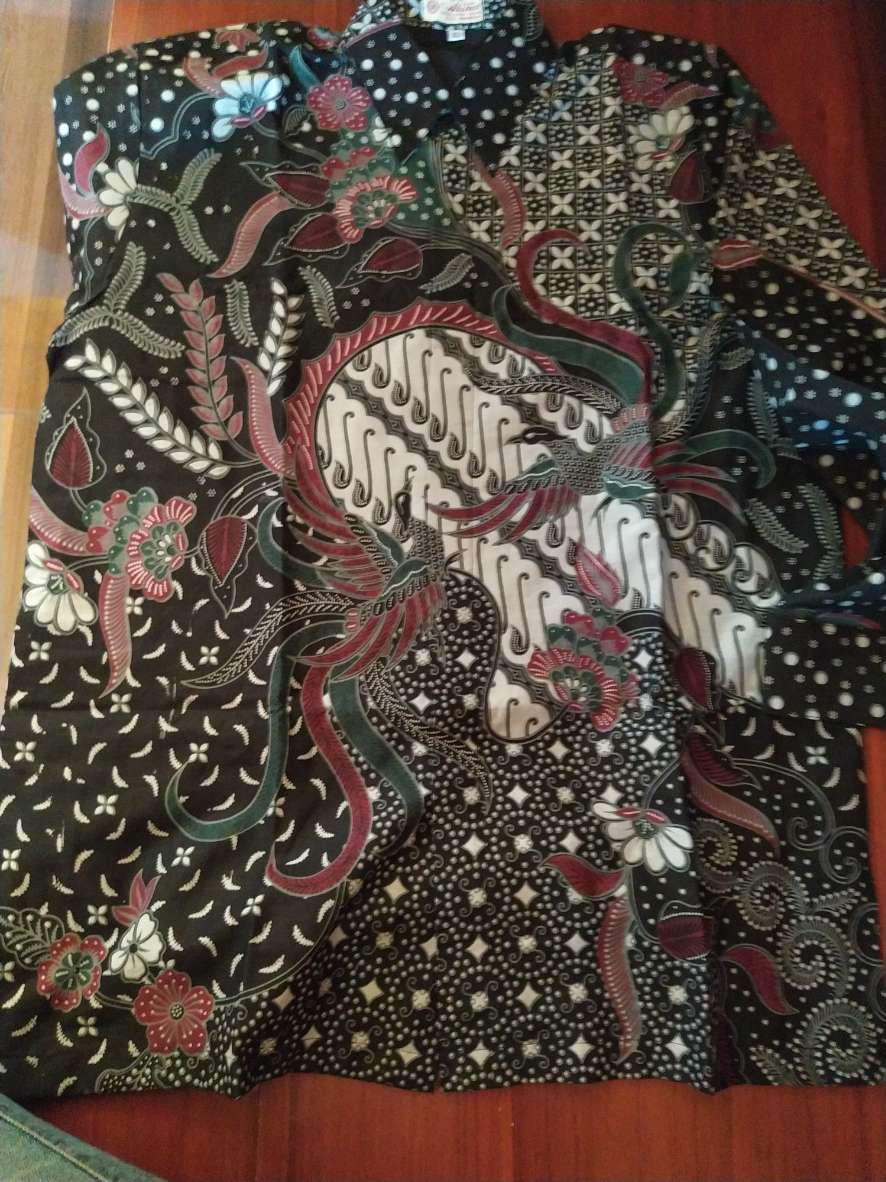 [ Bisa Cod ] Kemeja Batik Pria Lengan Panjang Slimfit Atasan Batik Cowok Premium Kondangan Kerja