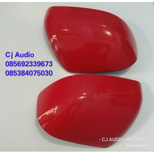 Mobil-Spion- Cover Spion Agya / Ayla Merah - Merah, Kiri -Spion-Mobil.