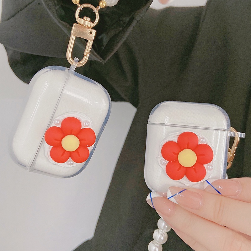 Silicone Fashion Flowers Silicone Airpods Pro 1 2 Headset Case Samsung Busd live Inpods 12 Cover Protector