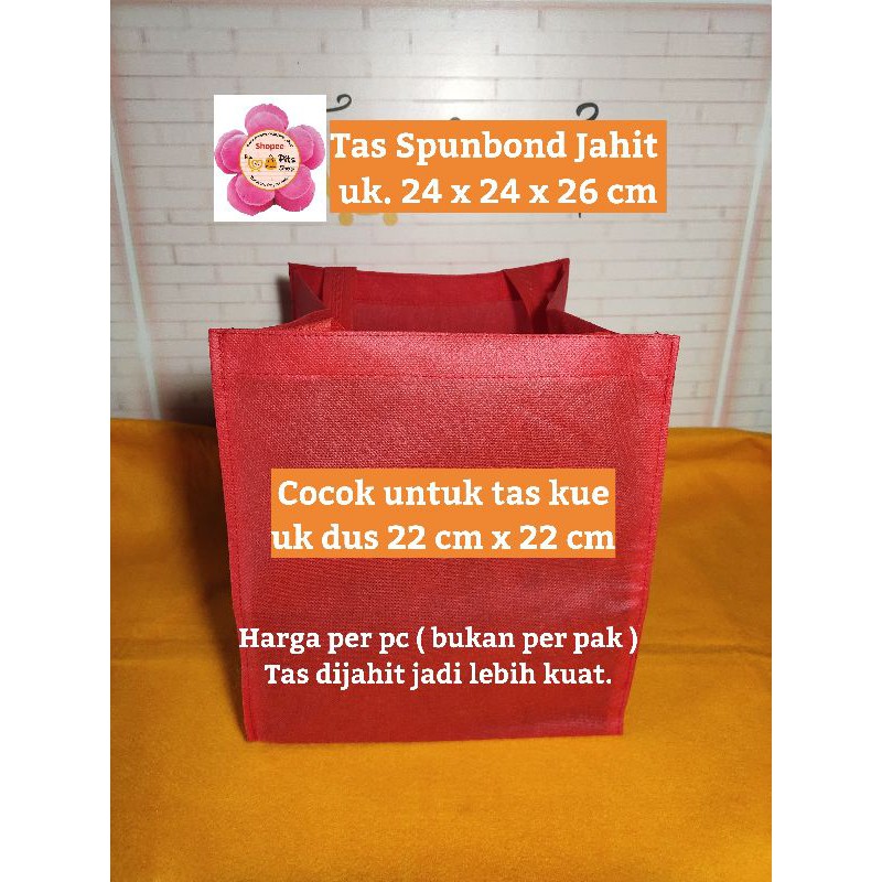 

Tas Kain Bingkisan Souvenir Gift Bag Kantong Polos Tenteng 24 Merah