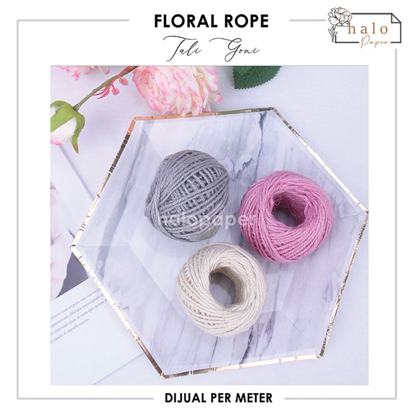 

[ECER / METER] TALI GONI / PITA GONI / TALI RAMI / CRAFT / PITA BOUQUET