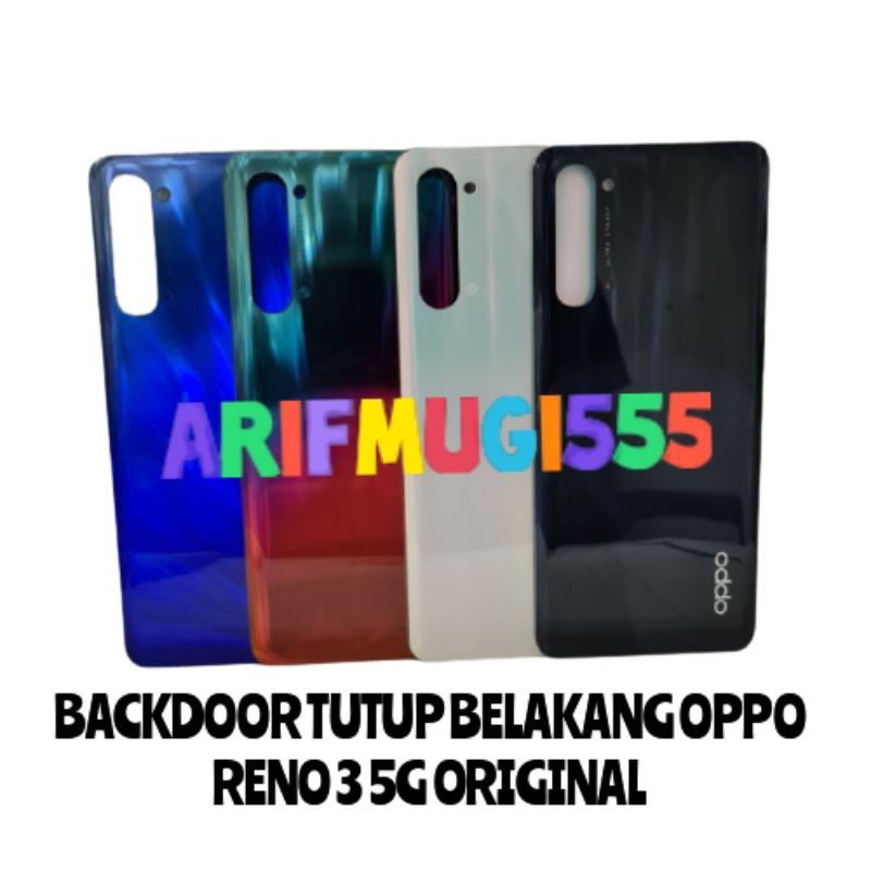 BACKDOOR BACKDOOR CASING TUTUP BATERAI OPPO RENO 3 5G ORIGINAL