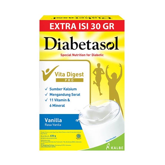 

Diabetasol Vita Digest Vanilla | Coklat | Cappucino 570