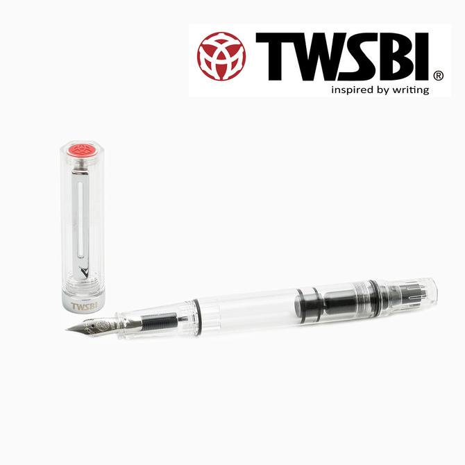 

TWSBI Eco Transparent Fountain Pen - Clear, Extra Fine ---Terbaru---