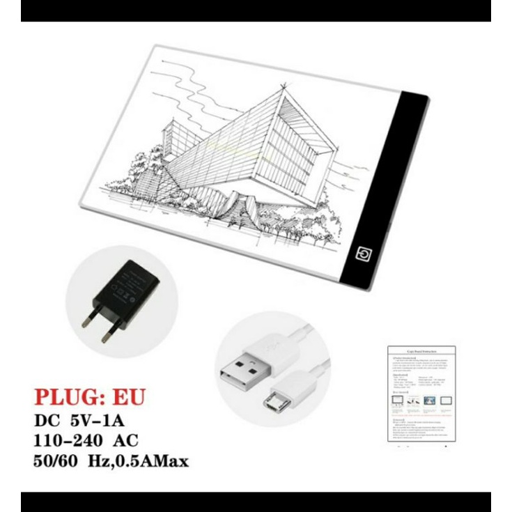 

A3-1 Ultra-thin LED Stencil Tracing Drawing Board Light Pad - A3 Size