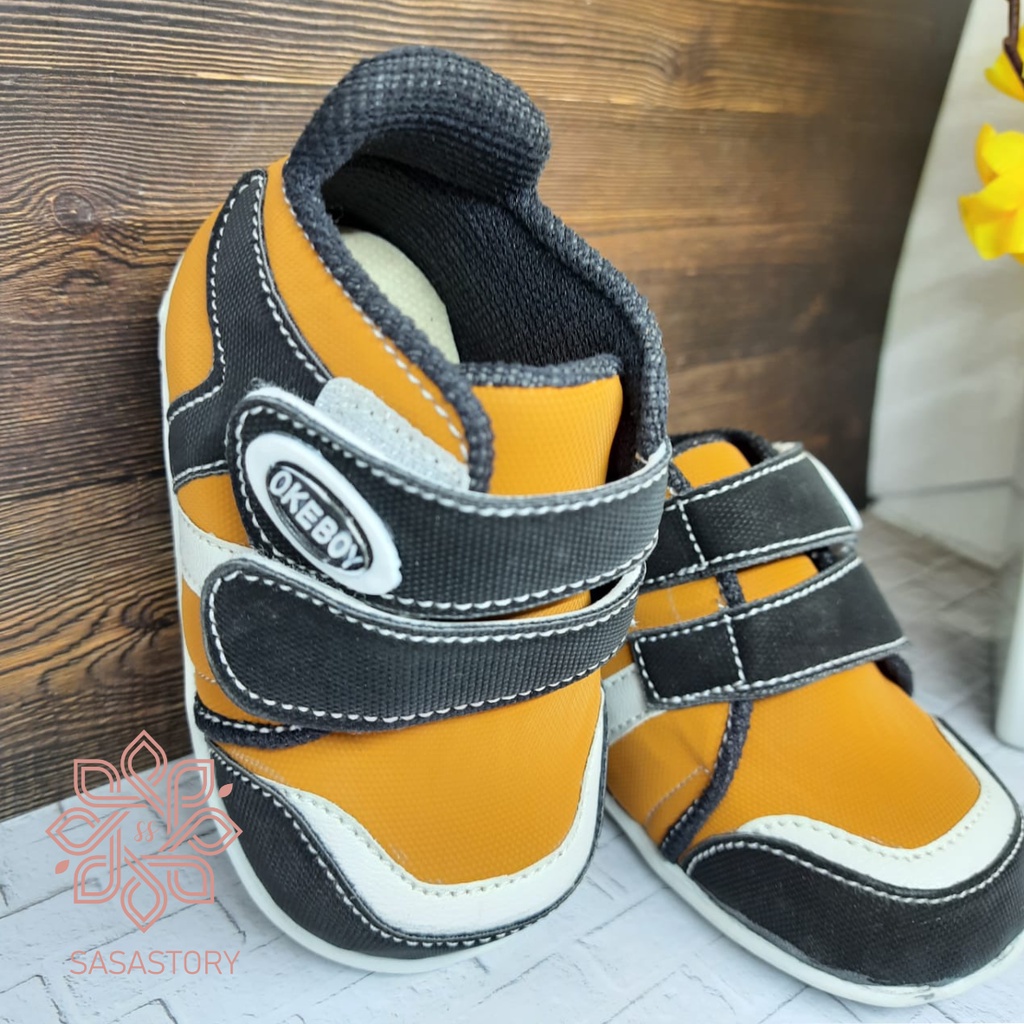 Sasastory Sepatu Boots Anak Laki Laki Sol Bunyi Usia 1 2 3 Tahun Sepatu Boot Anak Perempuan Sol Bunyi Usia 1 2 3 Tahun Sepatu Formal Anak Laki Laki Sepatu Main Anak Perempuan Sepatu Hitam Balita Sepatu Balita GA07