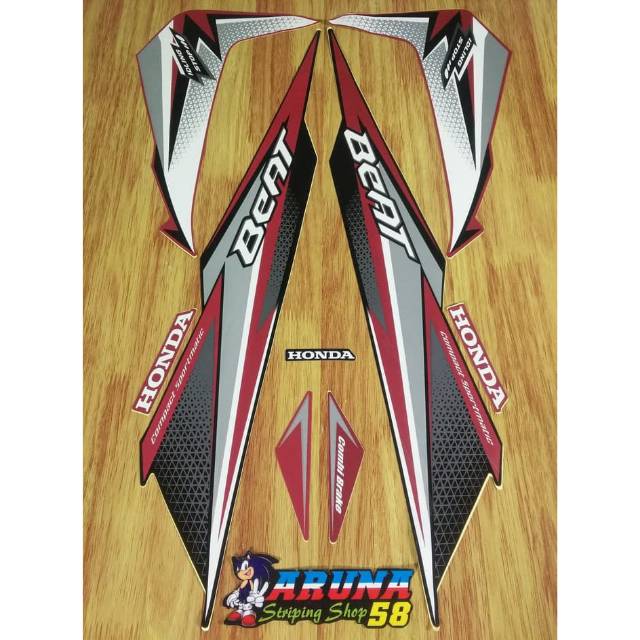 striping Honda Beat F1 idling stop 2018 kode 001