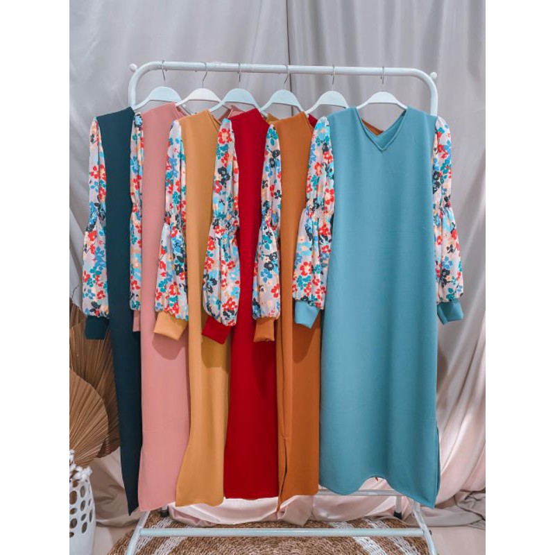 gamis tangan balon