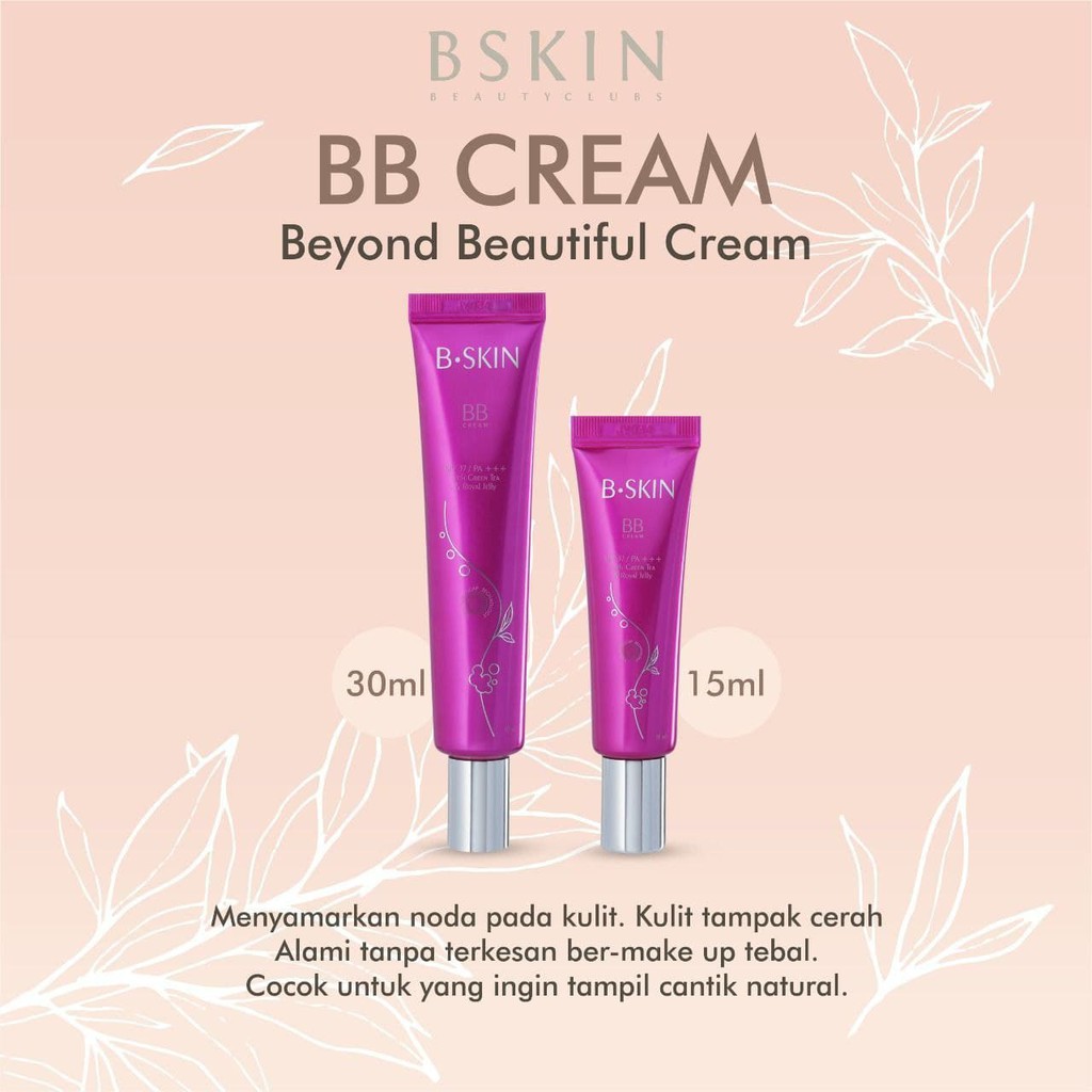 BSKIN BB CREAM 15 & 30 ML | BB CREAM LOKAL | BB CREAM BAGUS
