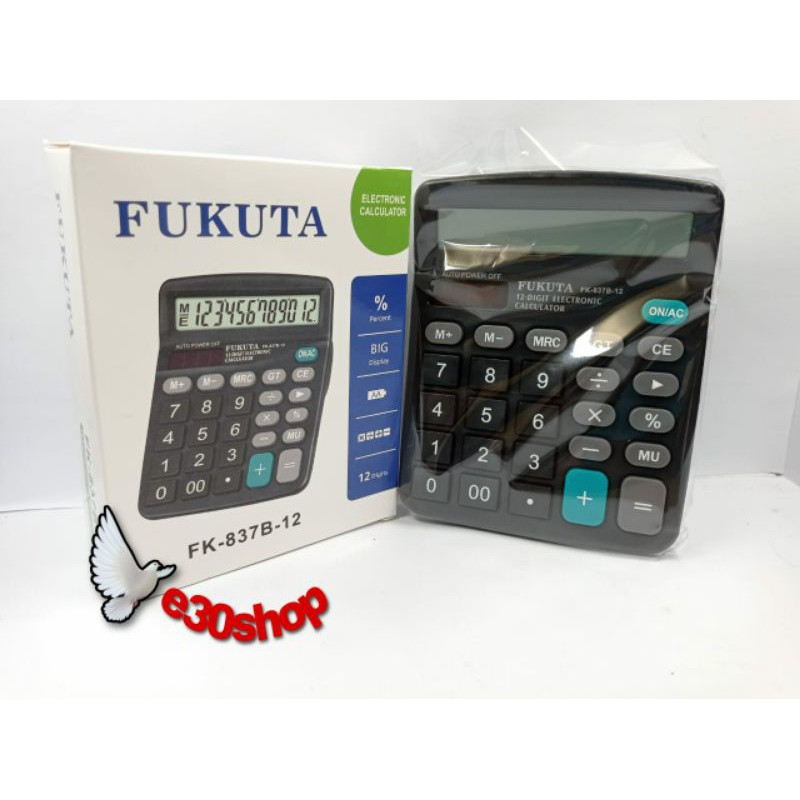 

Kalkulator Electronik/ Alat hitung Fukuta FK-837B-12