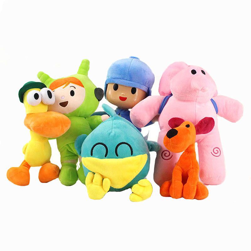 Baby Gift Toys Pocoyo Elly Loula Pato Character Nina Sleepy bird Figures Stuffed Plush Toys