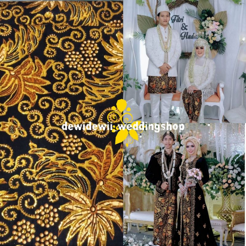 Jarik Pengantin INSTAN Prodo (Sepasang), Motif UkeL Daun