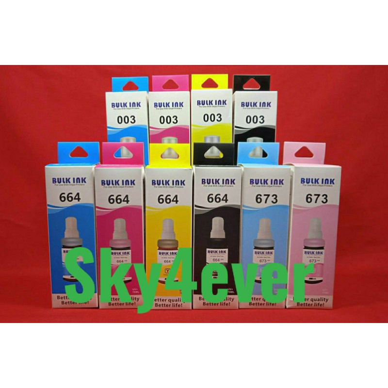 TINTA KOREA BULK INK EPSON 003 Hitam Black 003 Cyan Magenta Yellow