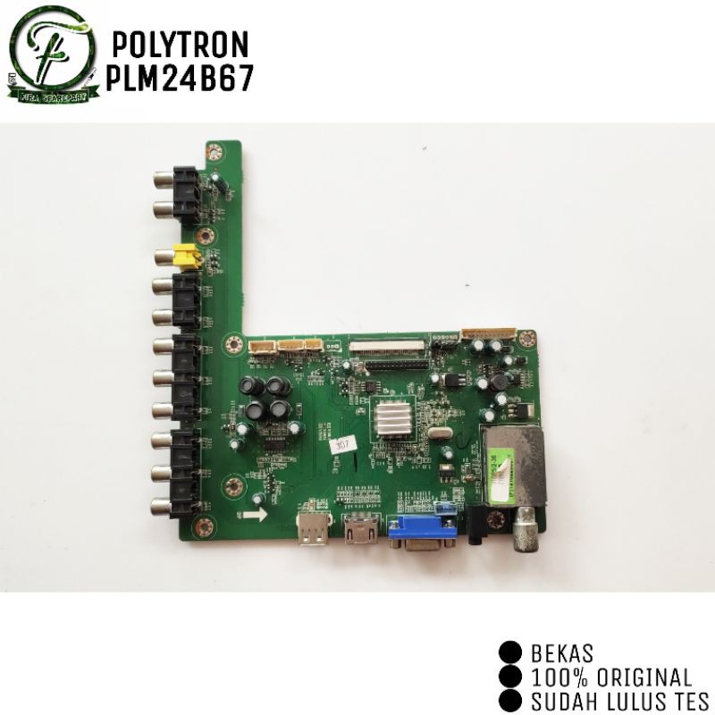 MB MAINBOARD MOTHERBOARD TV POLYTRON PLM24B67 PLM 24B67