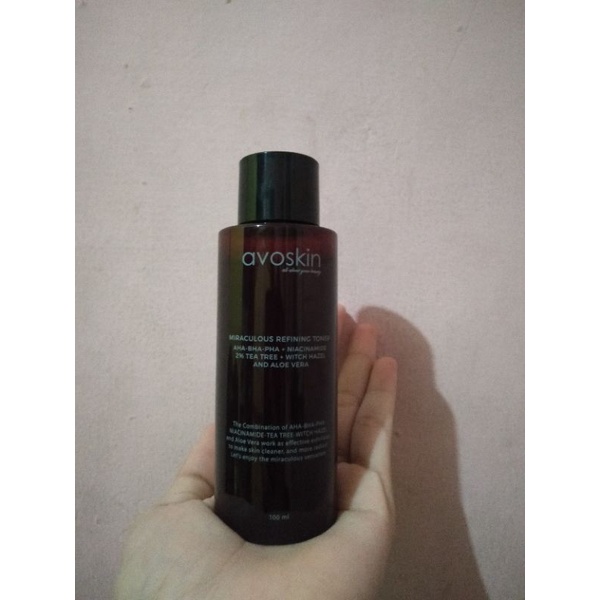 preloved avoskin miraculous refining toner