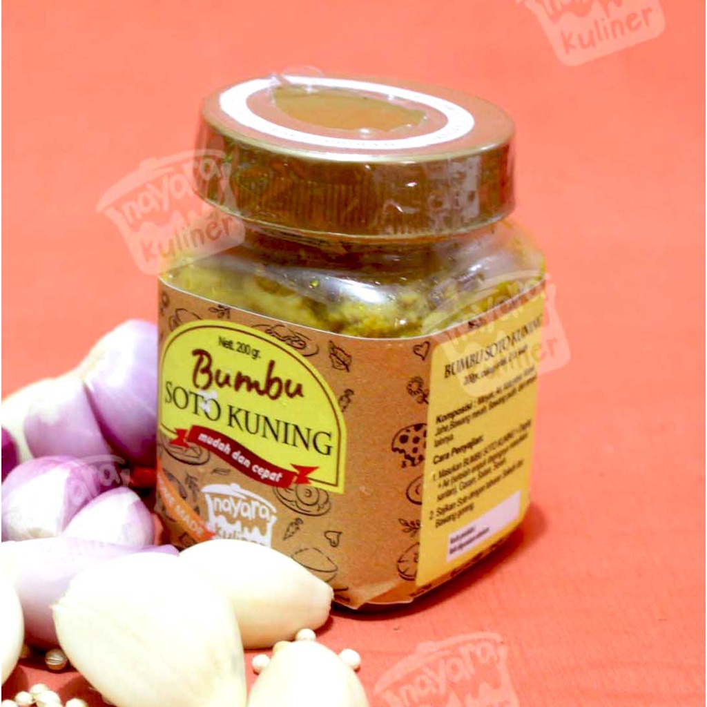 

Bumbu Basah Soto Kuning /Bumbu Rempah Soto/Bumbu Soto Pasta