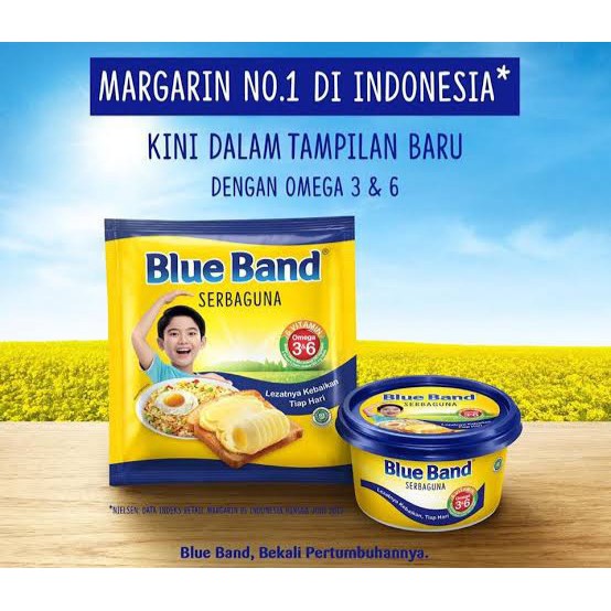Margarin Blue band sachet 200GRAM
