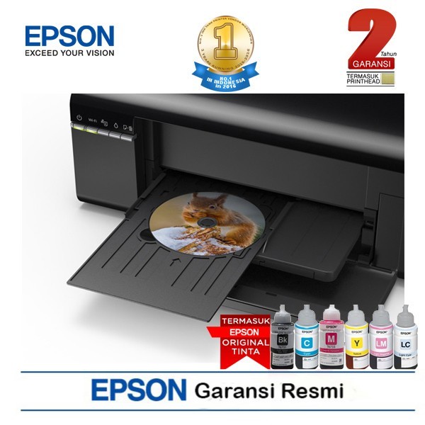 PRINTER EPSON L805 PHOTO PRINT / PRINTER EPSON L 805 PHOTO PRINT ID CARD CD DVD GARANSI RESMI