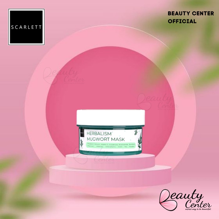 SCARLETT HERBALISM MUGWORT MASK / MASKER SCARLETT POPULER