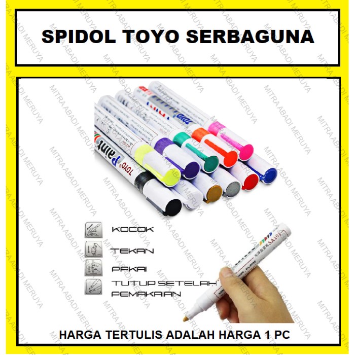 

Spidol HPL Spidol Furniture Spidol Ban TOYO Tusir HPL Tusiran Edging - Putih