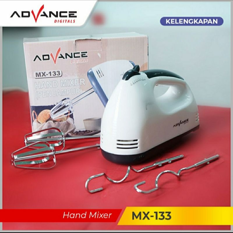 hand mixer scarlet Advance  7 speed