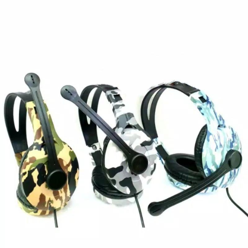 Head Phone Gaming - Head Phone Army With Microphone