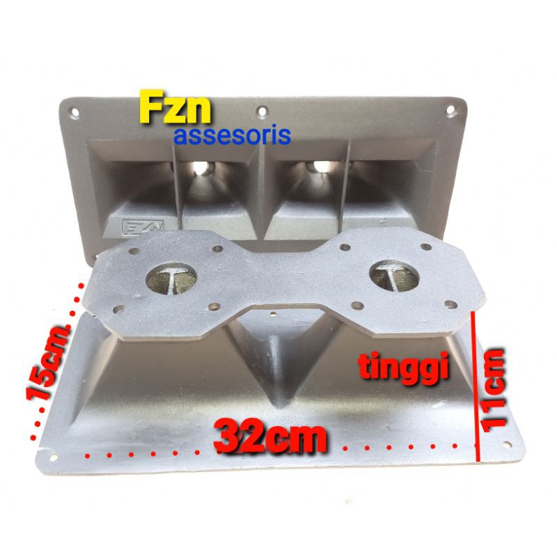 CORONG HORN TWEETER LINE ARAY TT3 DOBEL DRIFER SUARA JOSS BERSIH BAHAN ALUMINIUM/DIRAL