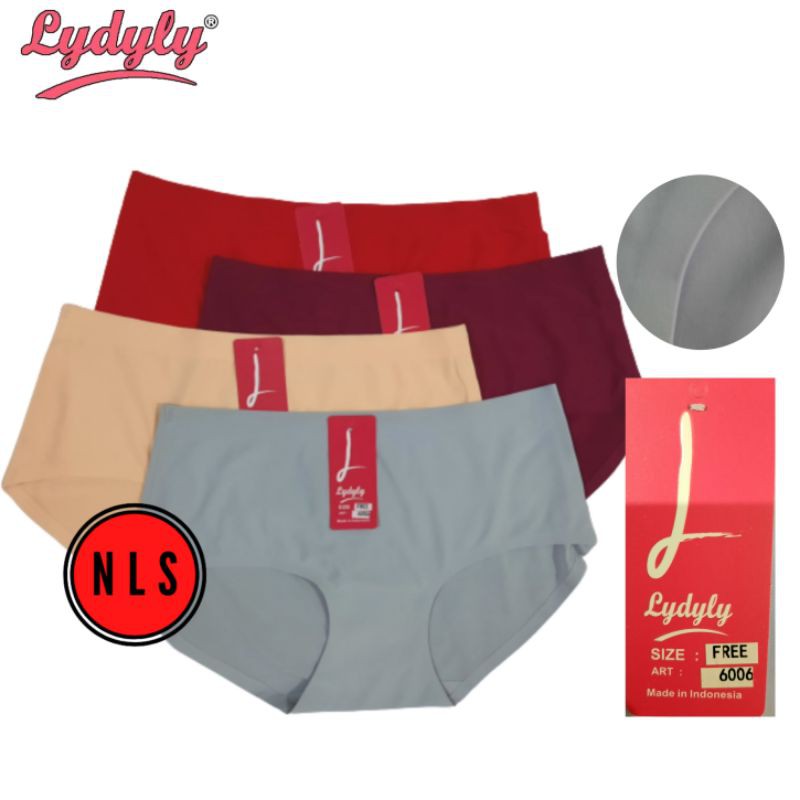 1 PC CD WANITA DEWASA LYDYLY 6006 - CD TANPA JAHITAN POLOS - NUR LANCAR SHOP