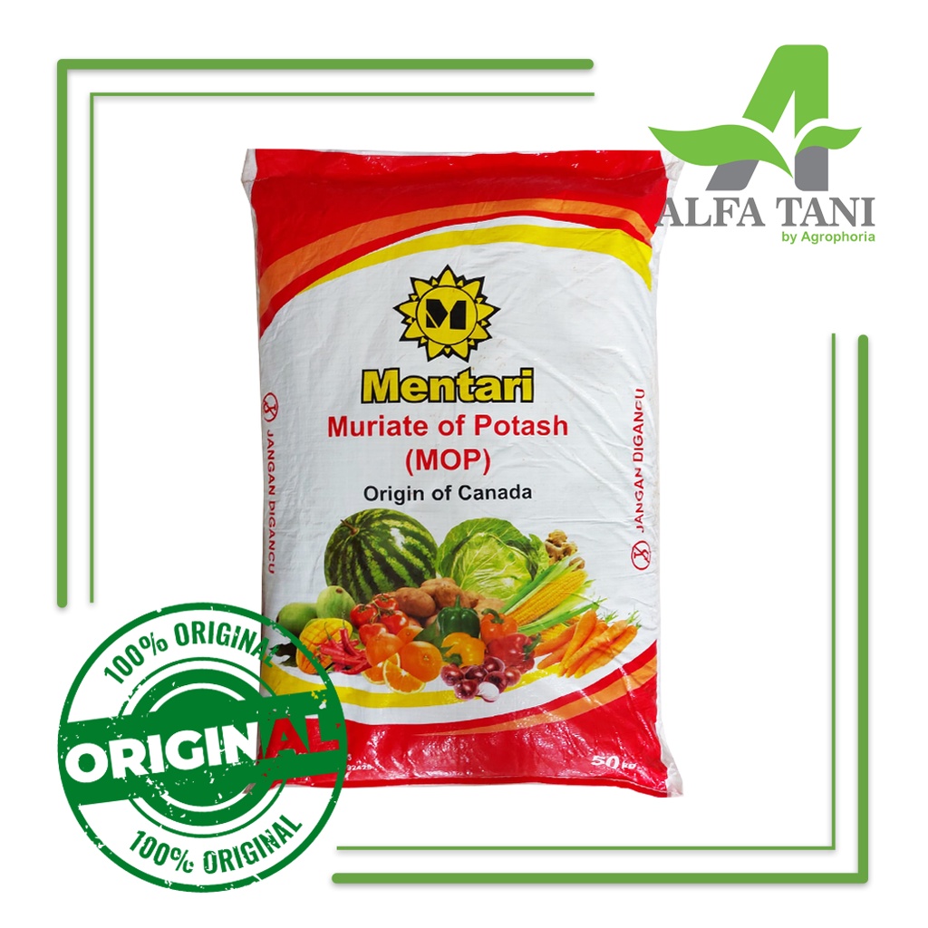 Pupuk Mentari MOP 1 Kg / Pupuk KCL / Untuk Semua Tanaman