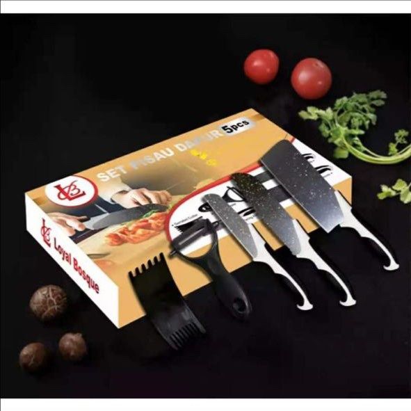 Set pisau murah / set pisau batu maifan / set pisau serbaguna