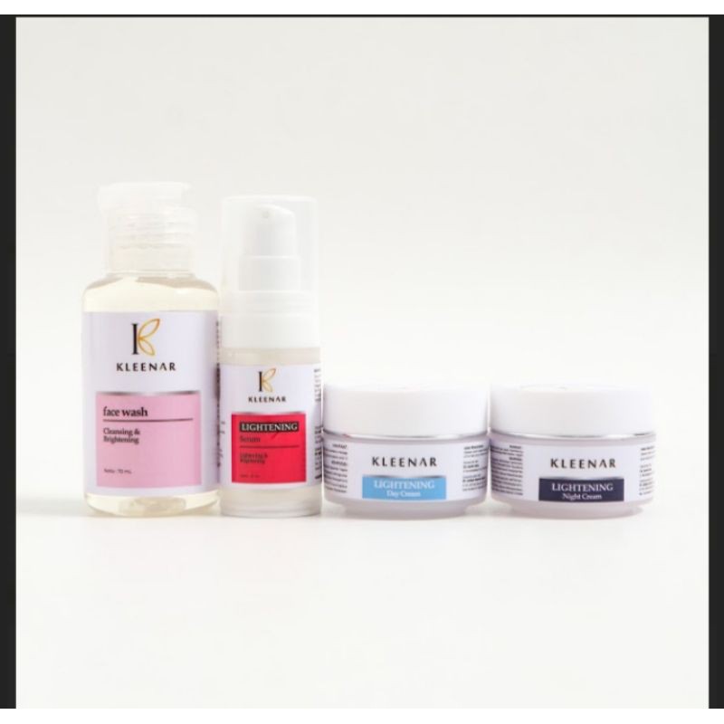 skincare kleenar lightening Lengkap tambah Serum