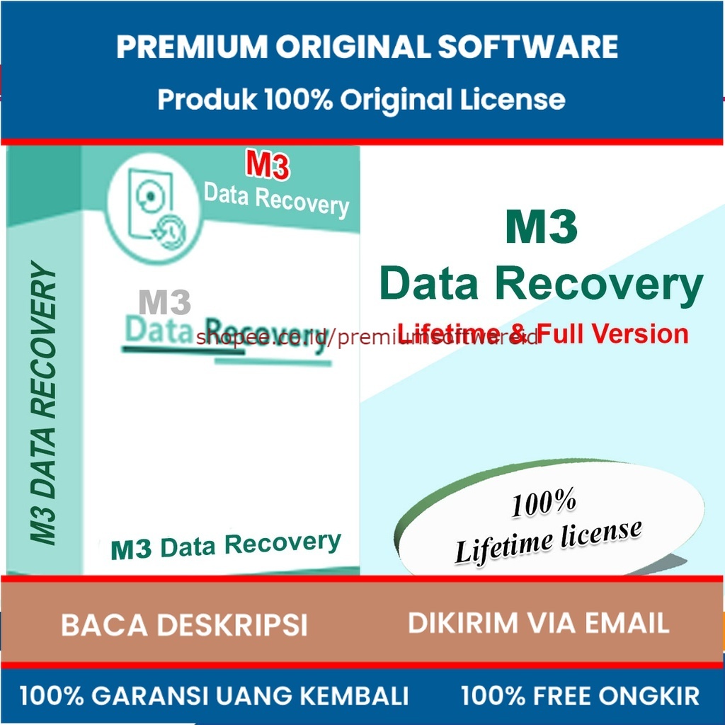 M3 Data Recovery Pro Hardisk Rusak Raw Partisi Hilang Terformat Bitlocker