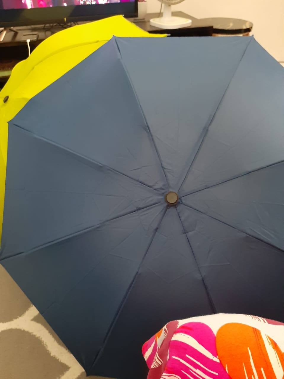 Payung Lipat 3 Sky 3d Magic Premium Korea Polos  / Dimensi Anti Uv Sarung - A3-03