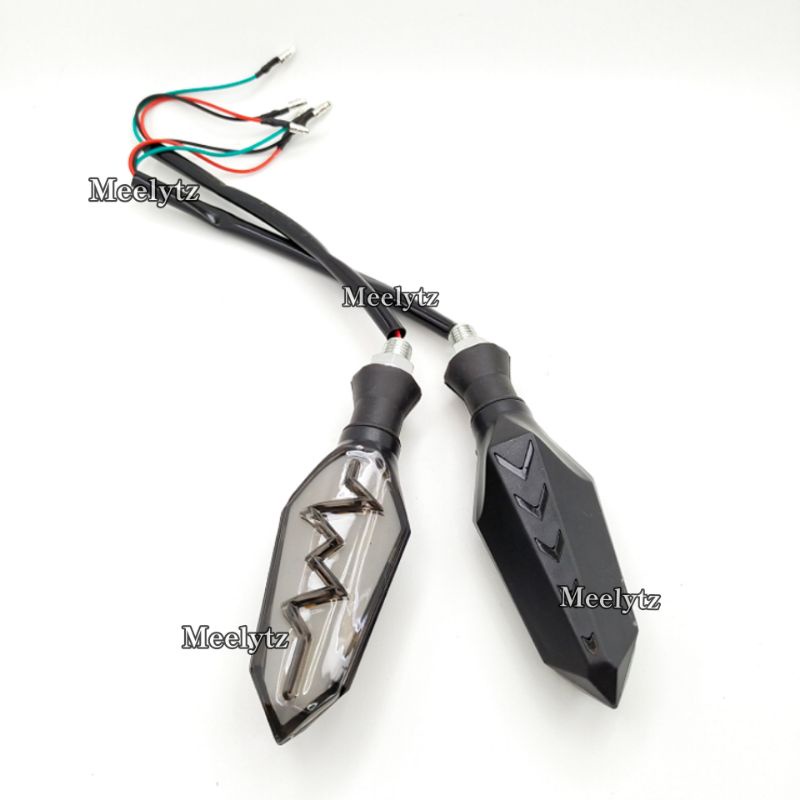 Lampu LED sein running 2 warna senja 2 sisi sein running dut universal waterproof
