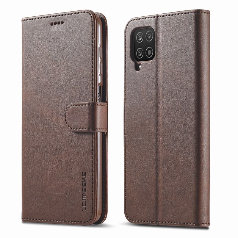 Wallet Case For Samsung A12 Cover Leather Card Holder Flip Coque Luxury 360 Cellphone Book Cases For Galaxy A12 A 12 Phone Shell