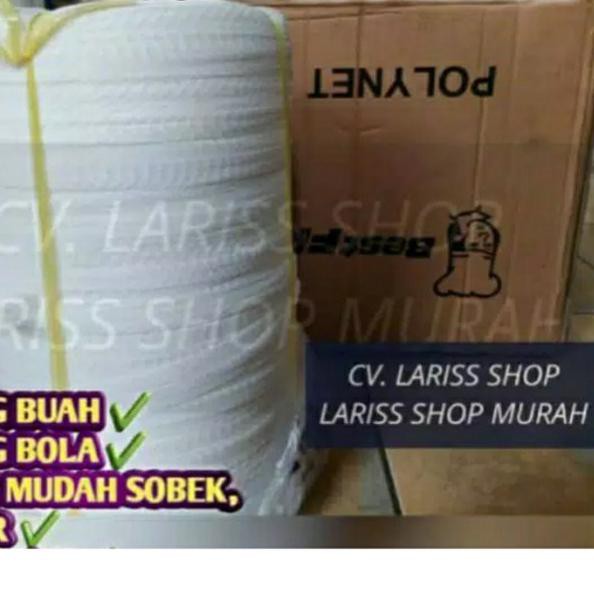 ((DIJUAL)) BEST FRESH POLYNET ROll 100meter - Jaring Buah Mainan - Polynet Jaring - Putih Promo.,.,