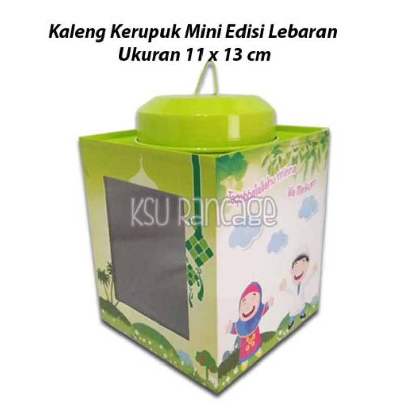 

Kaleng Kerupuk Mini Edisi Lebaran Ukuran 11 x 13 cm