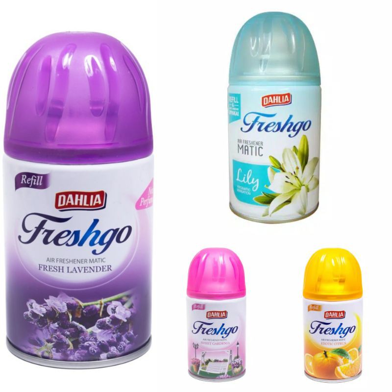 DAHLIA FRESHGO MATIC  225 ML / DAHLIA PENGHARUM RUANGAN / PEWANGI RUANGAN REFILL