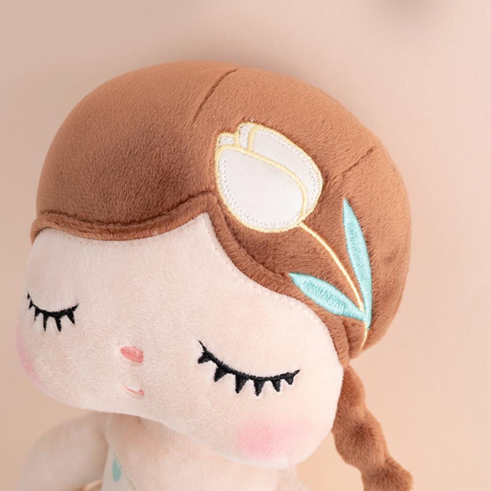 Timekey Metoo Angela Mainan Boneka Peri Bunga Bahan Plush Untuk Hadiah Ulang Tahun Anak Perempuan T7Z1