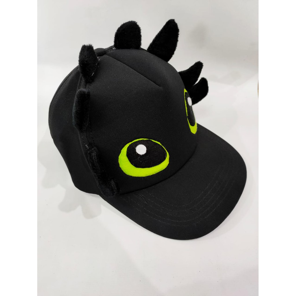 TOPI BASEBALL TOOTHLESS HITAM