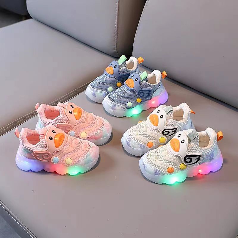 [GROSIR][COD] SEVEN_DAY SEPATU LAMPU SNEAKERS ANAK-ANAK UNTUK USIA 0-4 TAHUN / BOY &amp; GIRL PINK WM2314