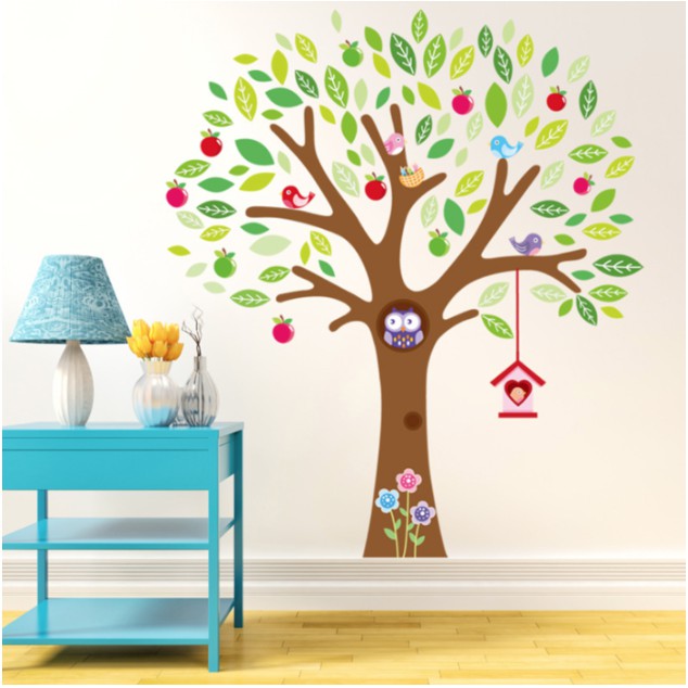 Dinding Stiker Transparan / Wall Sticker / (60x90cm x 2set) A03 TKM