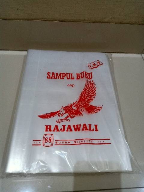 

H7Y SR PLASTIK Sampul plastik bening ukuran LKS merk RAJAWALI, SAMPUL BUKU PLASTIK BENING