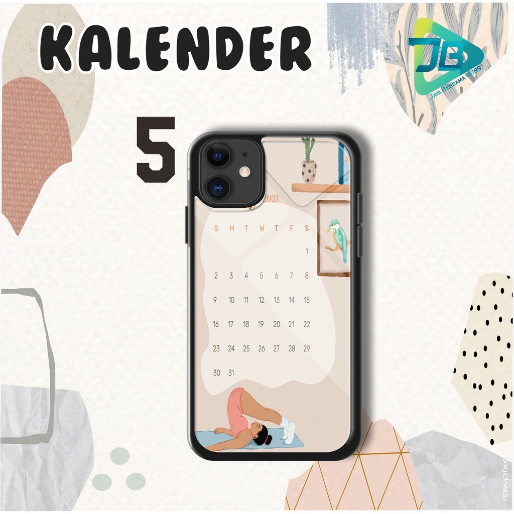 HARDCASE 2D GLOSSY KALENDER VIVO Y53 Y11 Y12 Y15 Y17 Y19 U3 Y5S U20 Y1S JB3042