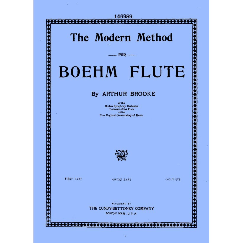 Buku Metode Modern Flute By Arthur Brooke
