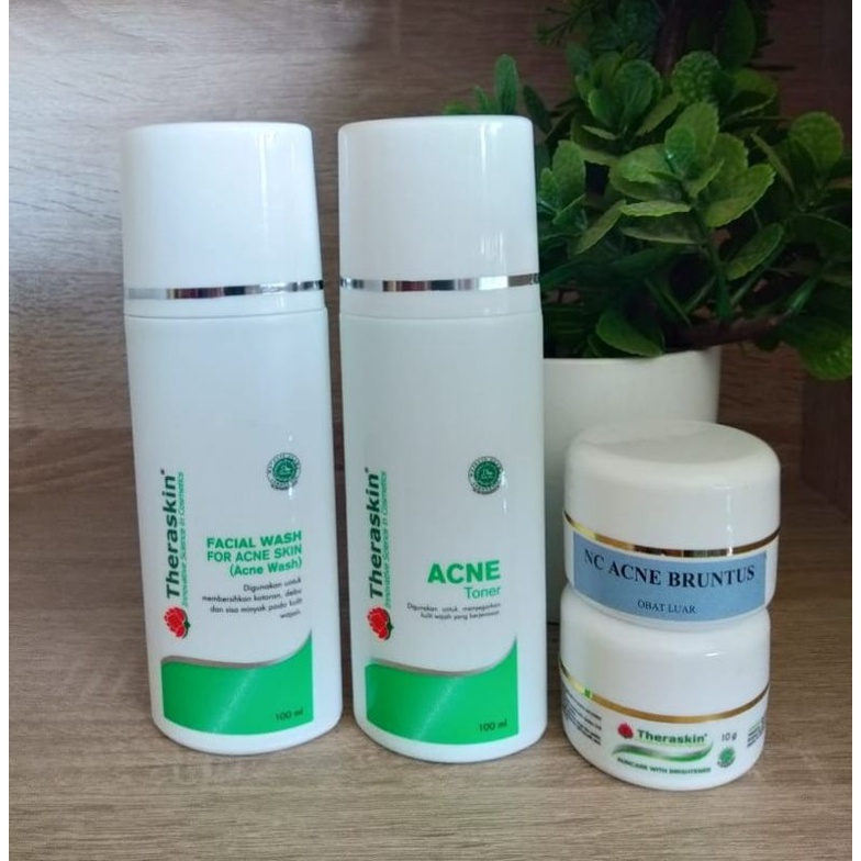 Paket Acne Bruntus Theraskin / Jerawat Ringan