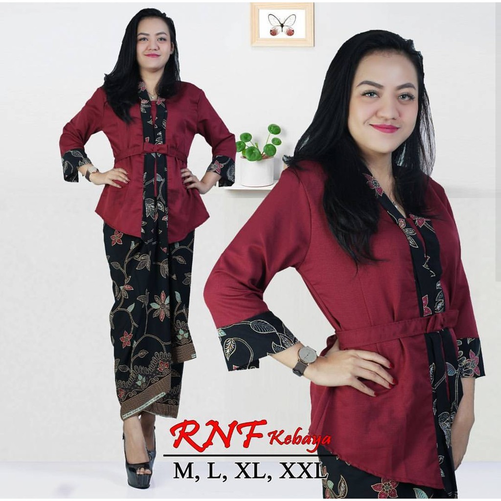 Kebaya Modern Hijab Remaja Style Modis Cantik Setelan pakaian batik kebaya Elnira terbaru